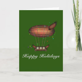 Helgdag Steampunk Anpassade Card Helgkort