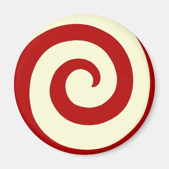 HELGDAG SWIRL ROUND MAGNET (Framsidan)