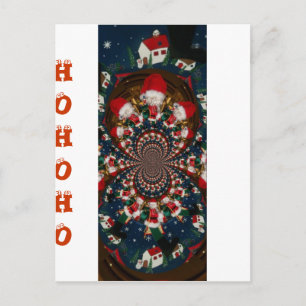 Helgdag Swirls: Retro jul Art Stationery Set Vykort