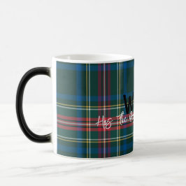 Helgdag Tartan Play PET NAMN Best Pappa Mamma Roli Magisk Mugg