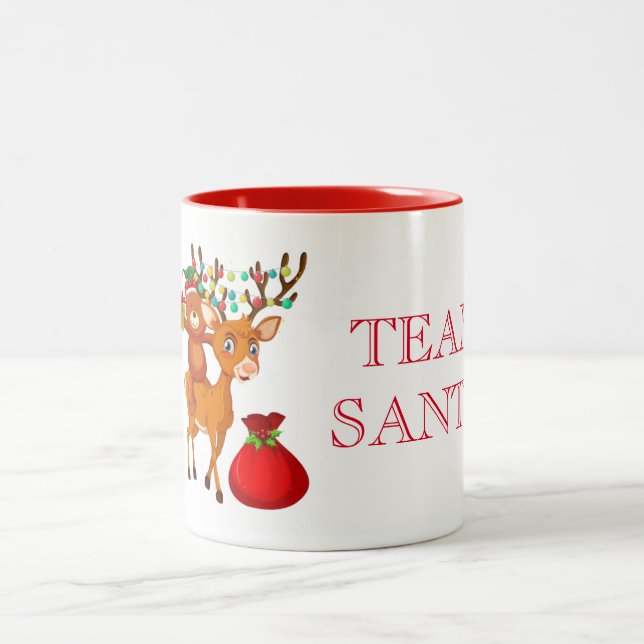 Helgdag Team Santa Coffee Mugg (Center)