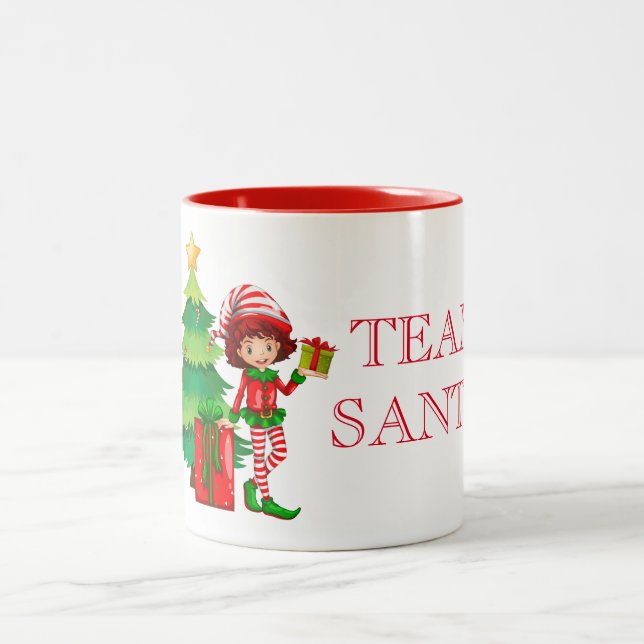 Helgdag Team Santa Coffee Mugg (Center)