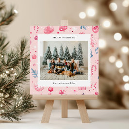 Helgdag tecknad Stil Pastel Illustrations Julkort