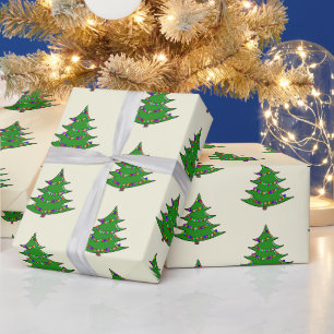 Helgdag Träd jul Presentpapper