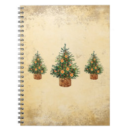 Helgdag Träd minimalistiskt enkelt Land Gräs Anteckningsbok