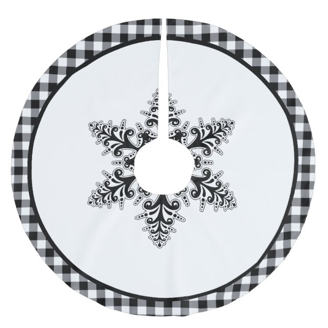 Helgdag Träd Skirt Julgransmatta Borstad Polyester (Framsidan)