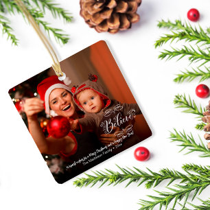 Helgdag Tro Card för julklapp Julgransprydnad Keramik