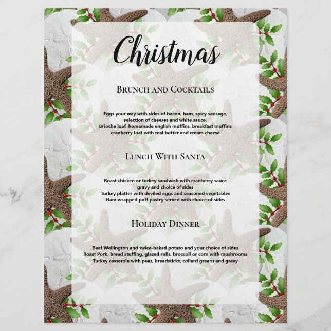 Helgdag Tropical Thworthy Restaurant Menu (Framsida)