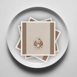 Helgdag Turkiet Lägg till Anpassningsbar Pappersservett