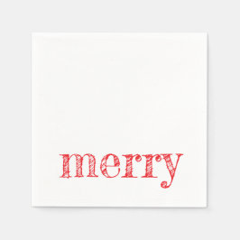 helgdag typografi i God jul, modern Pappersservett