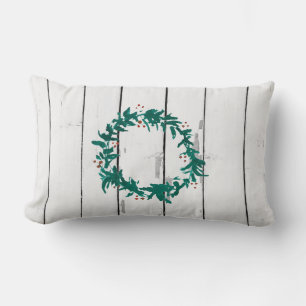 Helgdag Utandningsplap Rustic Wood Beach Decor Lumbarkudde