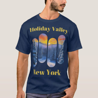 Helgdag Valley ski New York 4 T Shirt