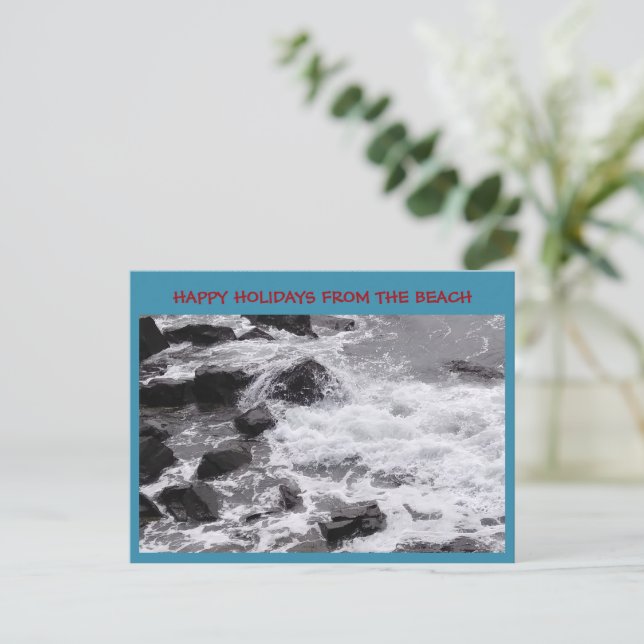 Helgdag Vatten är ett magiskt vykort (Stående Fram)