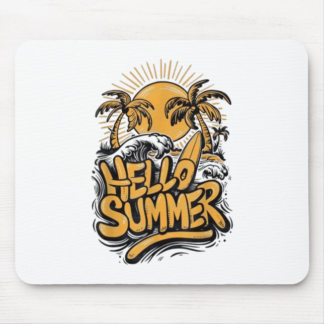 Helgdag Vibe Hej Summer Sunshine Beach Ocean Bea Musmatta (Framsidan)