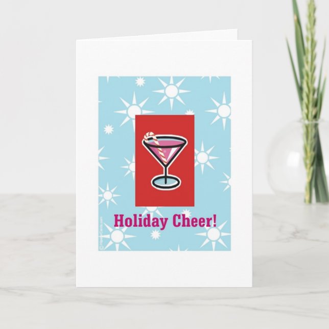 Helgdag Vodka Cheer Helgkort (Framsida)