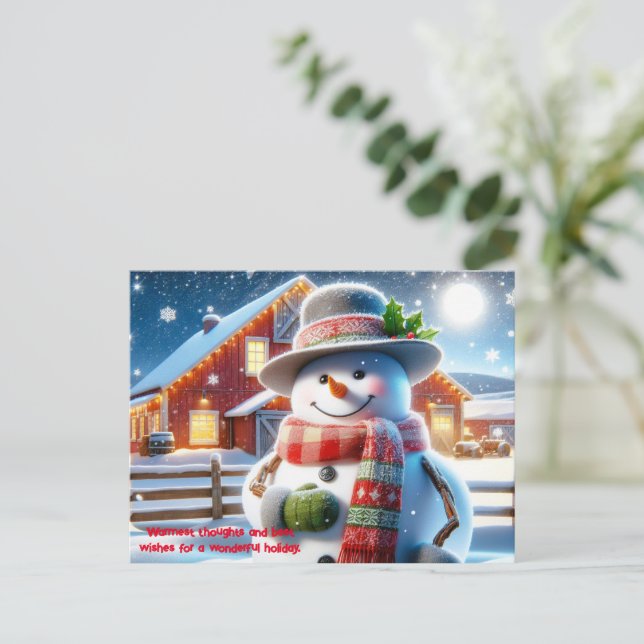 Helgdag vykort (Stående Fram)