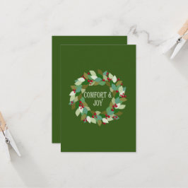 Helgdag WAN Red Berries and Löv