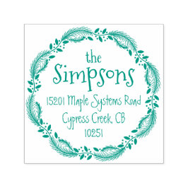 Helgdag WandeFamily Returadress Frimärke Självfärgande Stämpel