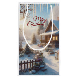 Helgdag Winter Land Cottage Garden