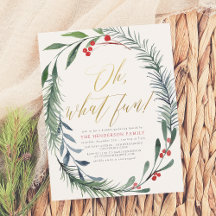 Helgdag Winterberry jul Party budget