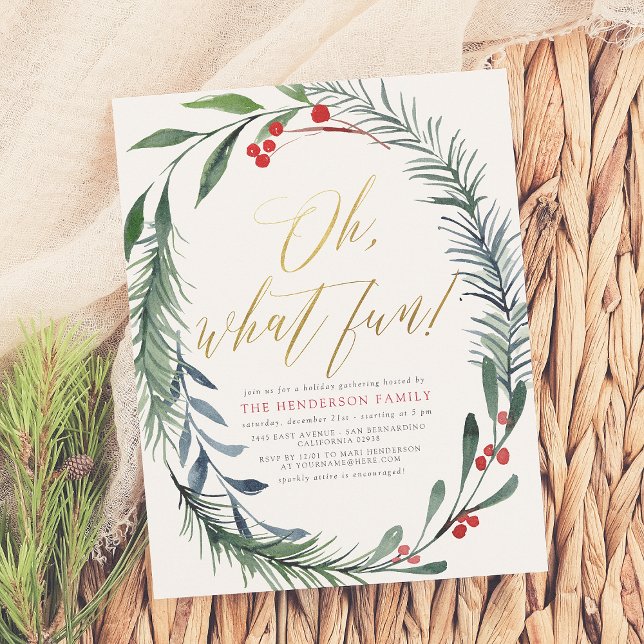 Helgdag Winterberry jul Party budget (Skapare uppladdad)