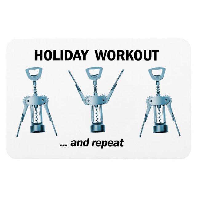 Helgdag-workout Magnet (Horisontell)
