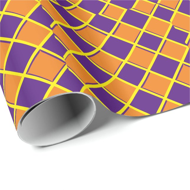 Helgdag Wrapping Papper Harlequin Presentpapper (Rullad Hörn)