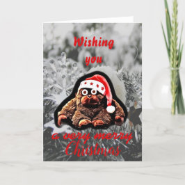 Helgdagar av apa från Cute christmas Helgkort