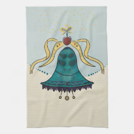Helgdagar Festive Bell Kitchen Towel Kökshandduk