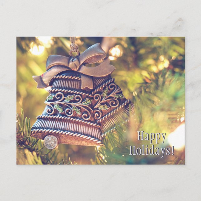 Helgdagar för anpassningsbar/vykort för jul vykort (Framsida)