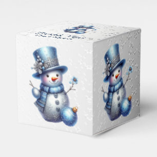 Helgdagar för Eleganten i snögubbe Presentaskar