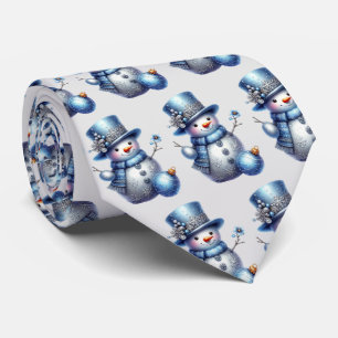 Helgdagar för Eleganten i snögubbe Slips