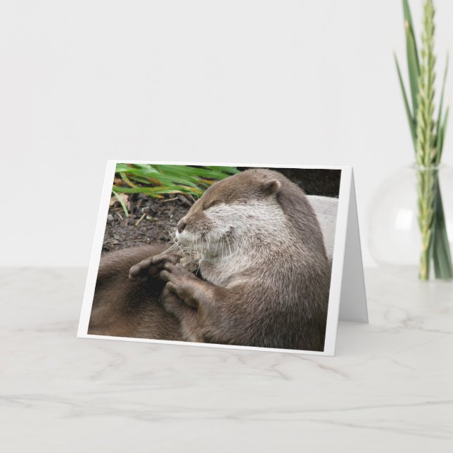 helgdagar för fantastisk Utter-ly Helgkort (Framsida)