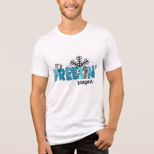 Helgdagar för frysning av Kallet Snöflingor Winter T Shirt