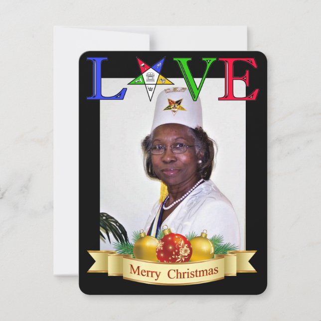 Helgdagar för OES-Personlig Julkort (Framsida)