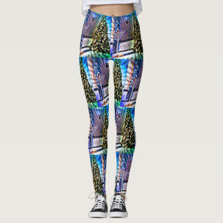 Helgdagar för popkonst leggings