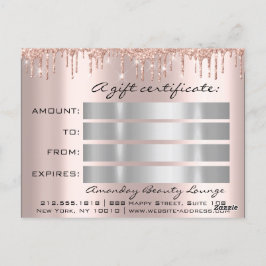 Helgdagar för presentcertifikat Beauty Ro SilverLa Vykort