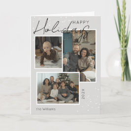 Helgdagar för snyggt och minimalistiska foton helgkort