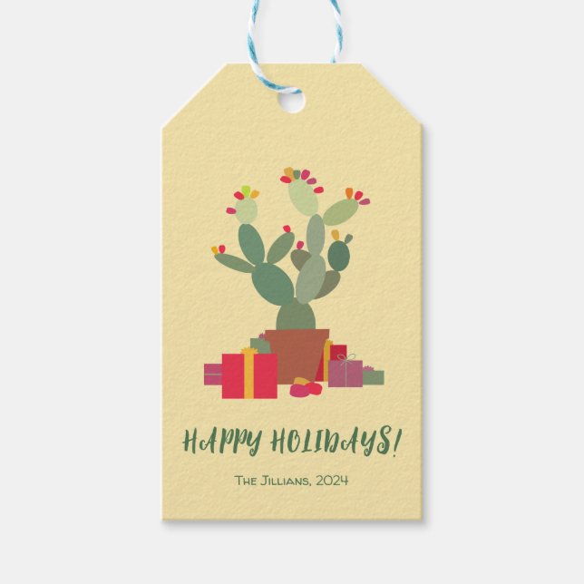 helgdagar hälsning presentetikett (Framsidan)