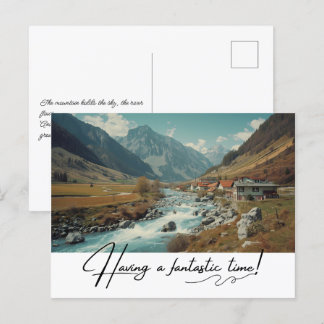 Helgdagar i byn helg vykort