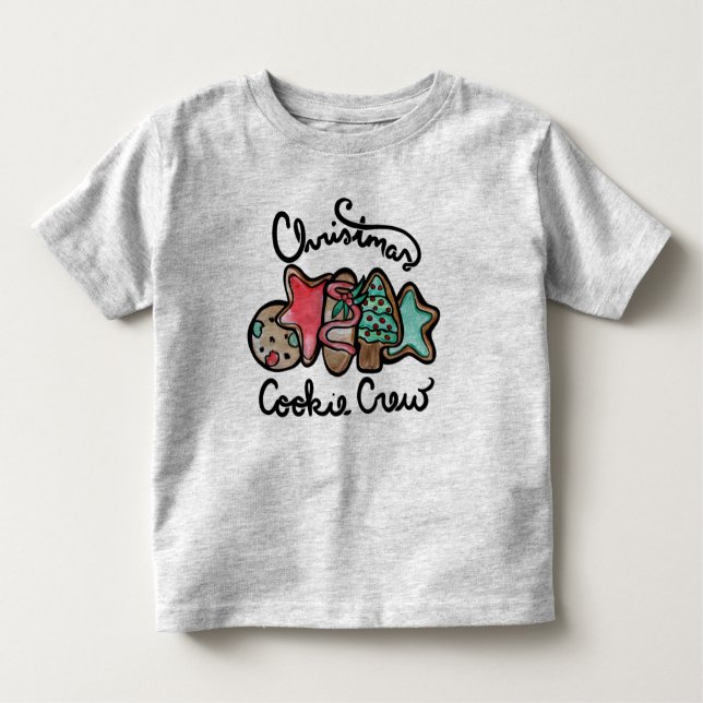 Helgdagar i Cookies-familjen för julbeställning T Shirt (Framsida)