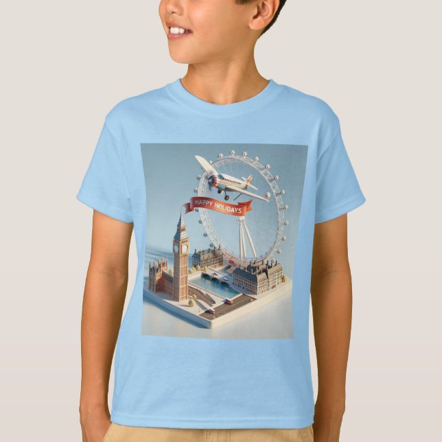 Helgdagar i London av Natasha Us T Shirt (Framsida)