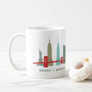 Helgdagar i New York, Architecture Skyline Kaffemugg