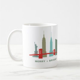 Helgdagar i New York, Architecture Skyline Kaffemugg