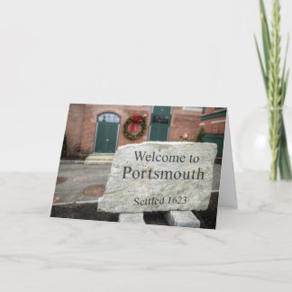 Helgdagar i Portsmouth, NH Helgkort
