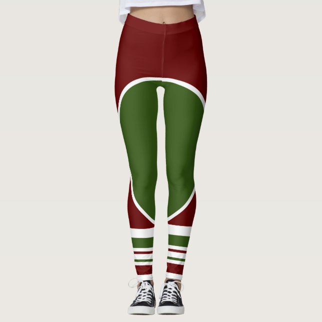"Helgdagar i Tropikernor" Leggings (Framsida)