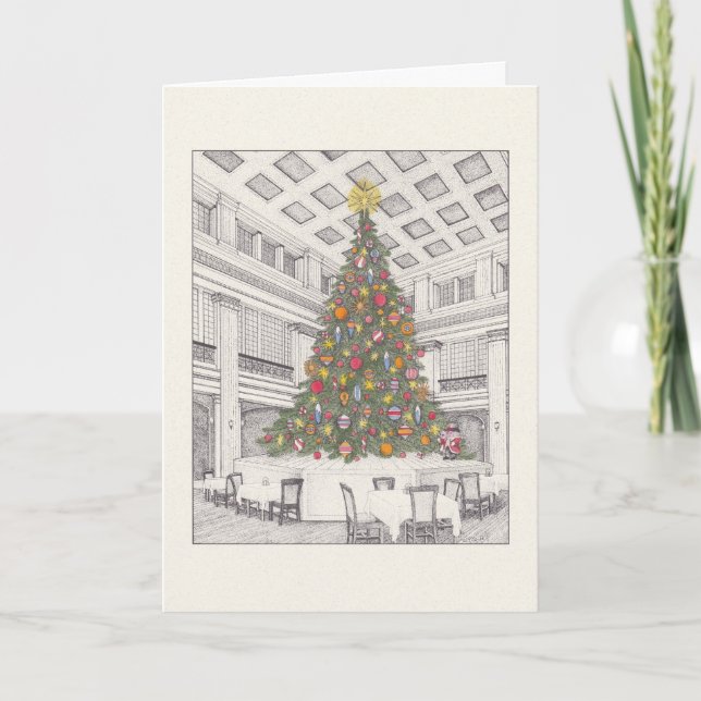 Helgdagar i valnötsrummet i Fält Kort (Framsida)