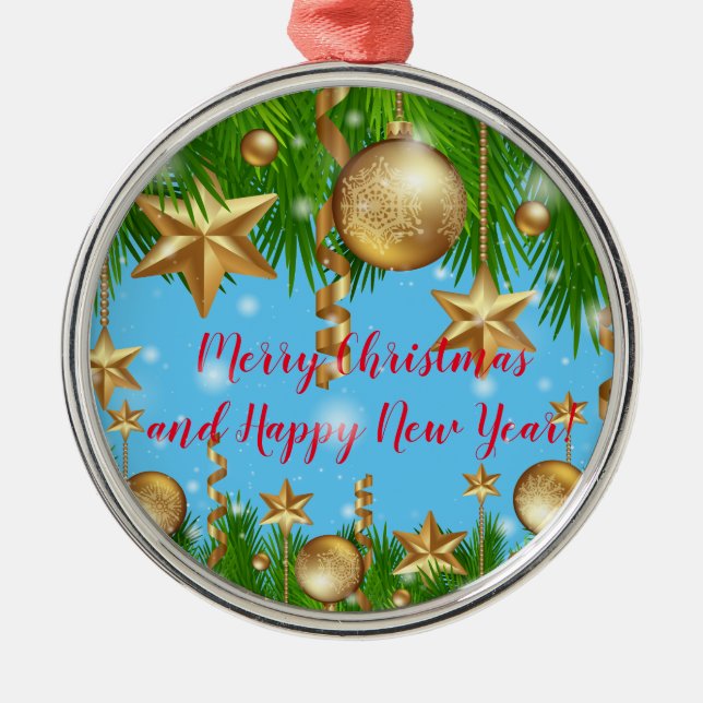 Helgdagar Julgransprydnad Metall (Framsidan)