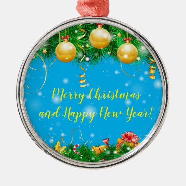 Helgdagar Julgransprydnad Metall (Framsidan)