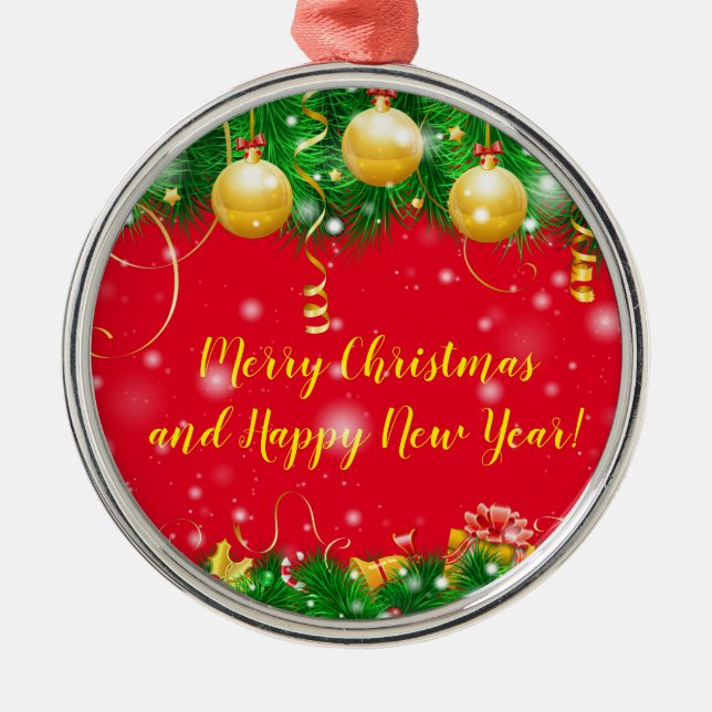 Helgdagar Julgransprydnad Metall (Framsidan)